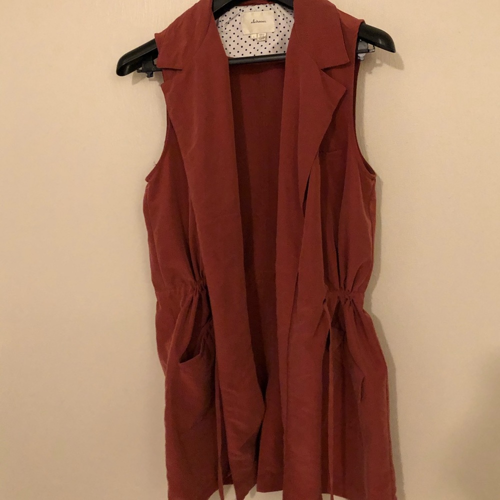 Burnt orange vest